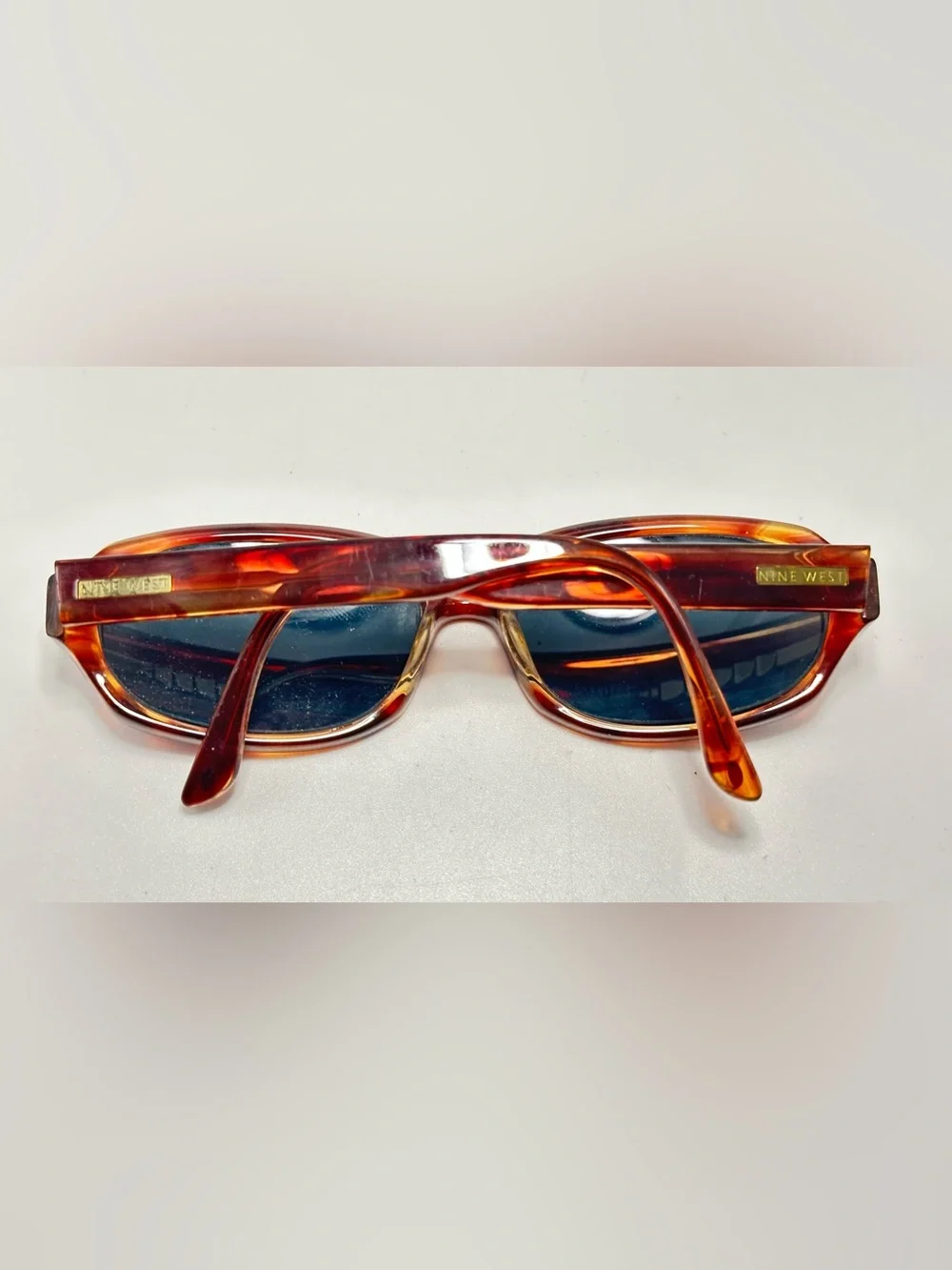 Nine West Charm/S Brown Oval Sunglasses Frames Only